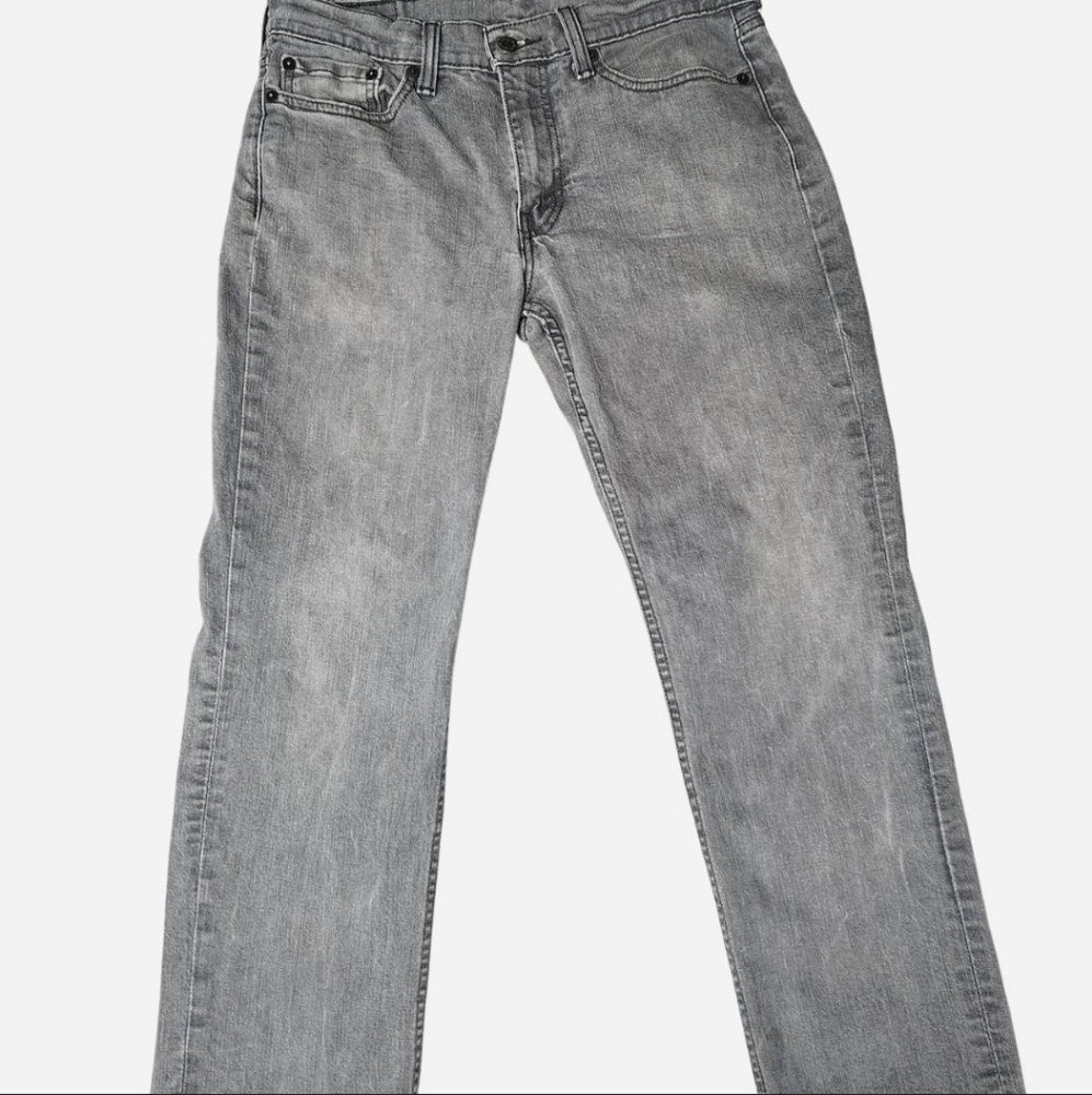 Levi's 514 Men's Light Gray Straight Jeans